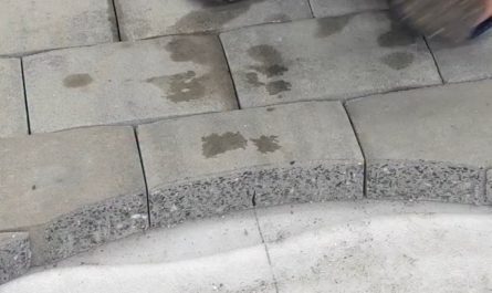 Custom pavers fitting together like a puzzle