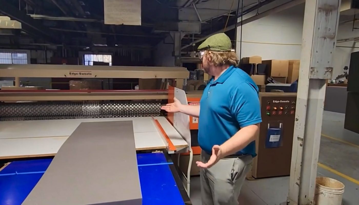 Cutting Convoluted Foam