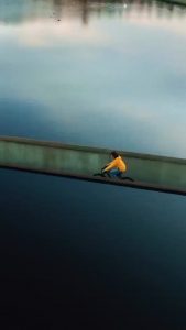 "Cycling through water" in Belgium