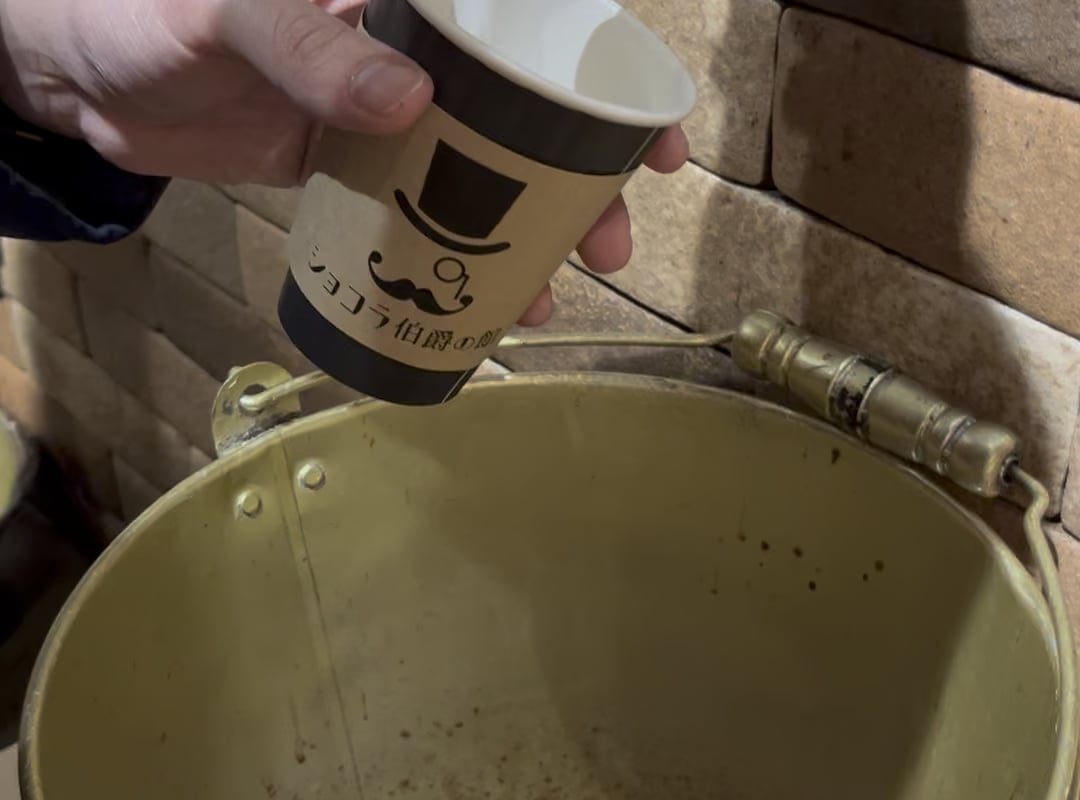 Delicious hot choco straight from the tap