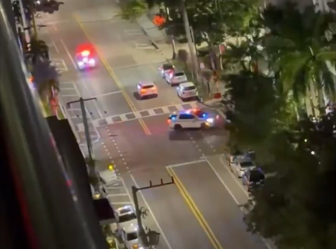 Dramatic footage shows the moment a stolen Ferrari crashed into a power line, causing a massive electrical explosion after a high speed police chase