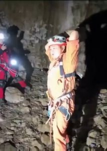 Dropping a stone into Veryovkina Cave, at 2,209 meters (7,247 ft) deep, it is the second deepest-known cave on Earth.