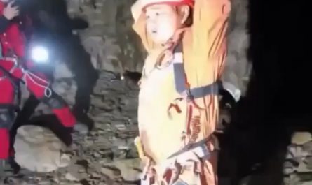 Dropping a stone into Veryovkina Cave, at 2,209 meters (7,247 ft) deep, it is the second deepest-known cave on Earth.