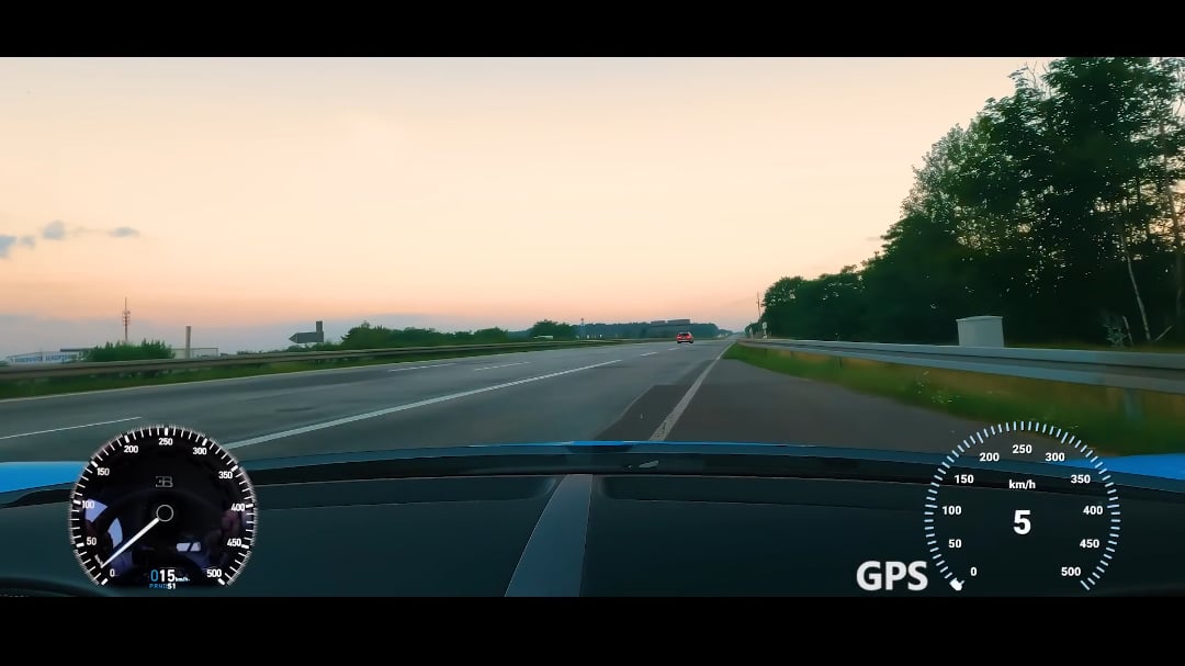 Due to immense demand of you guys here is the original video of that Buggati Chiron hitting 414 KPH (257 MPH). CREDIT- Radim Passer