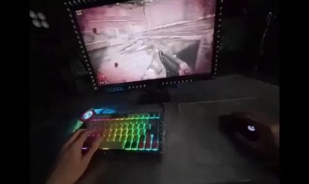 Engineer built a computer that fires firecrackers at him every time he gets shot in a combat game, so he can physically experience it.
