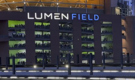 Fans leaving the Seahawks game can be mesmerizing