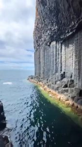 Fingal's cave in Scotland