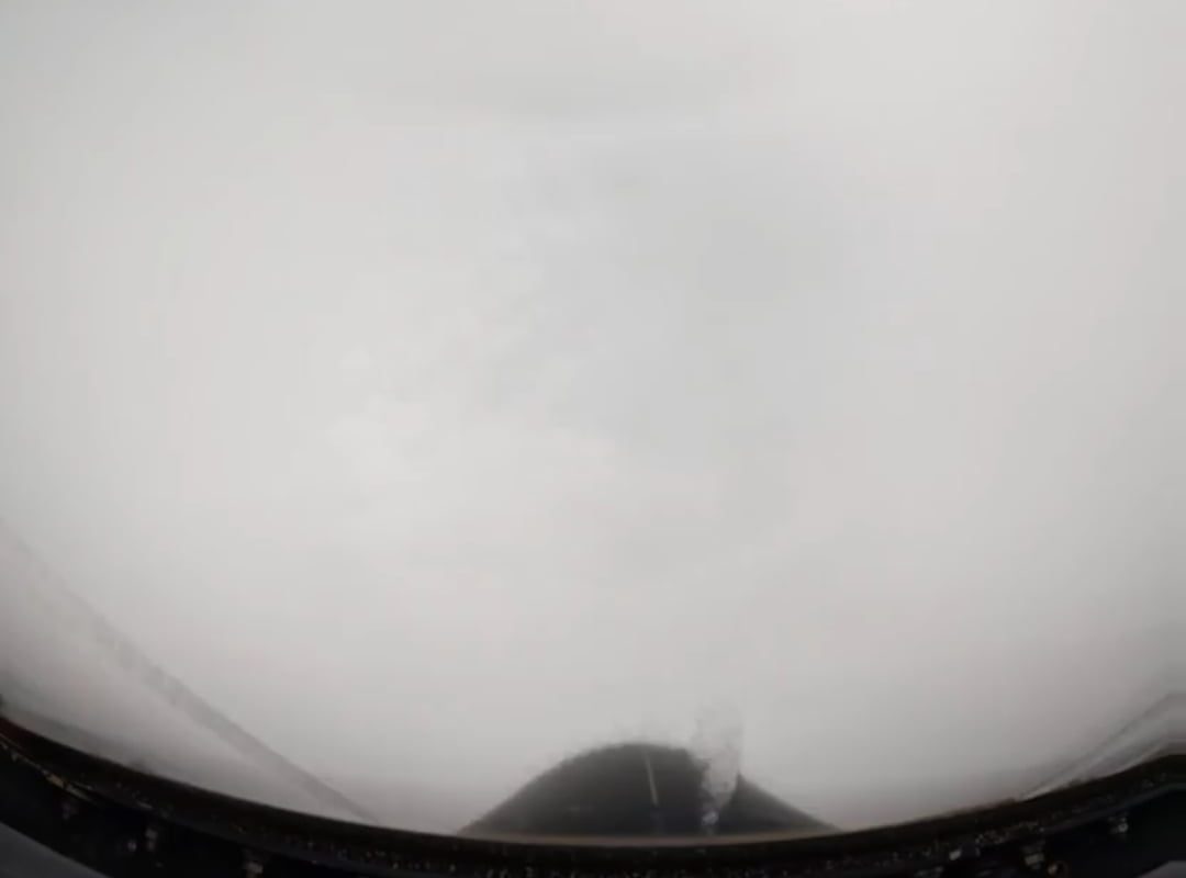 Flying straight through the eye of a Category 5 hurricane