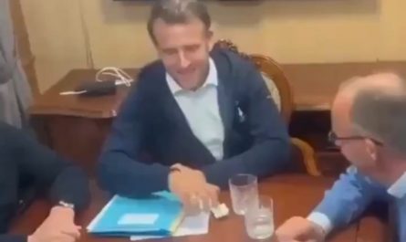 French media shuts down claims President Macron had cocaine in Ukraine, saying it was a handkerchief and Chancellor Friedrich Merz held a drink stirrer not a coke straw or spoon. They say anything else is a “conspiracy theory” 👀