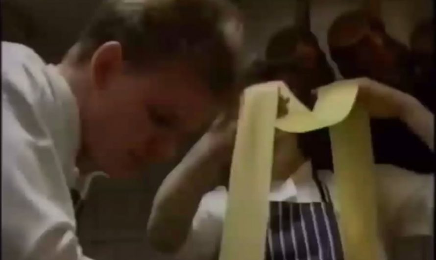 Gordan Ramsay as an apprentice