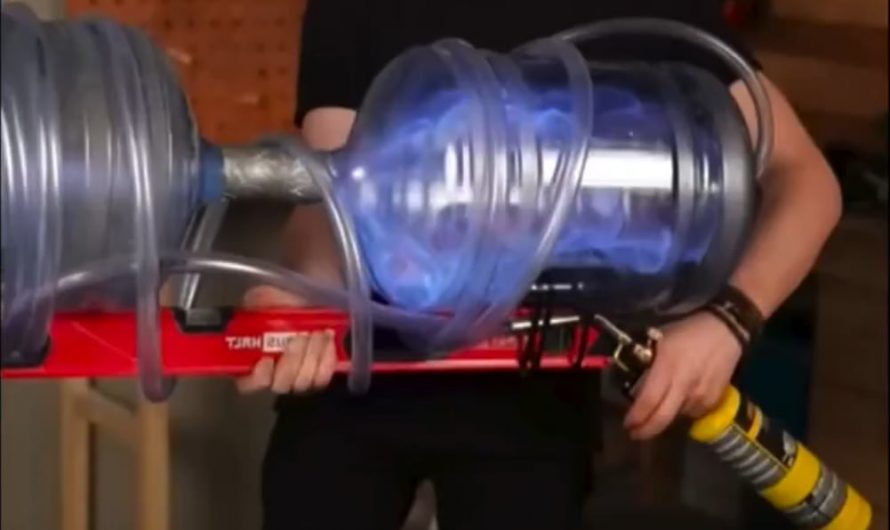 Guy builds a super cannon.