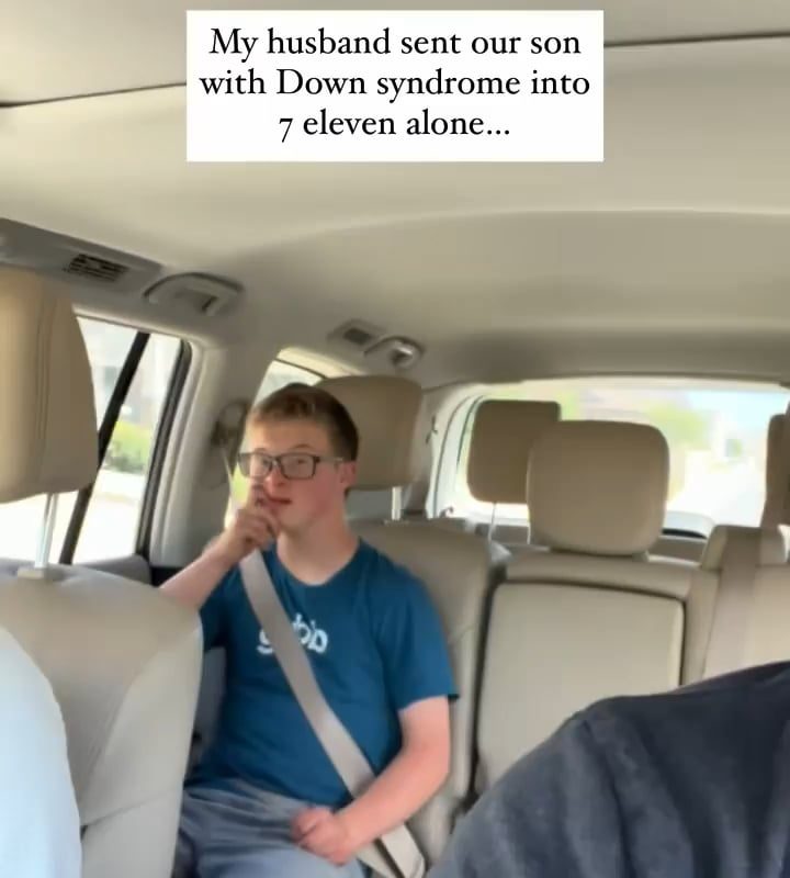 He went to 7 eleven alone, big step for him. Way to go Jack!