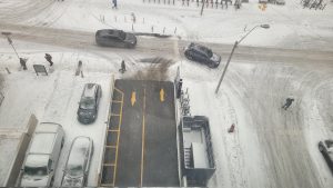 Heated driveway in Toronto, Canada