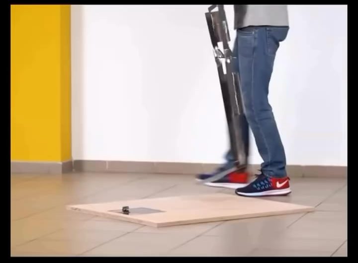 How the famous “sitting in the air” trick works