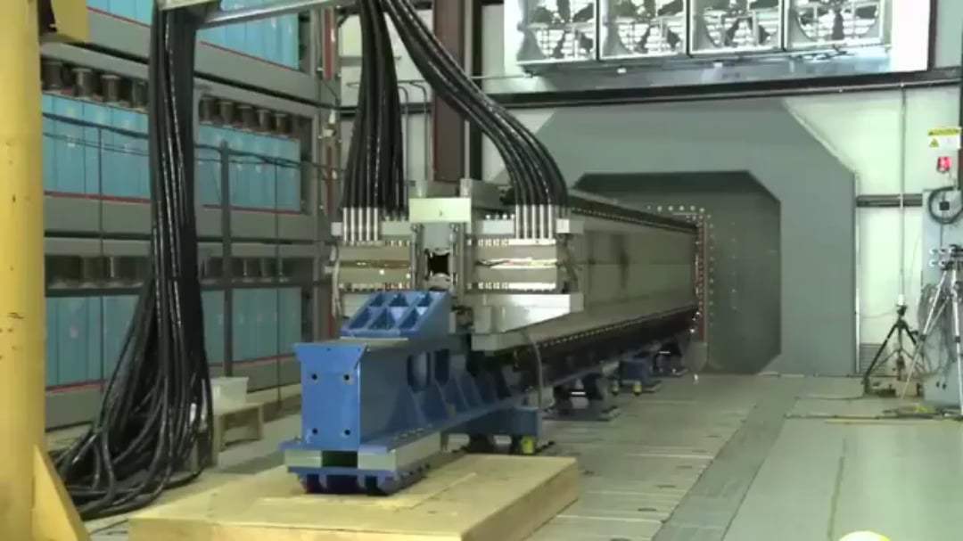 Hypersonic railgun round goes through metal plates like it's nothing