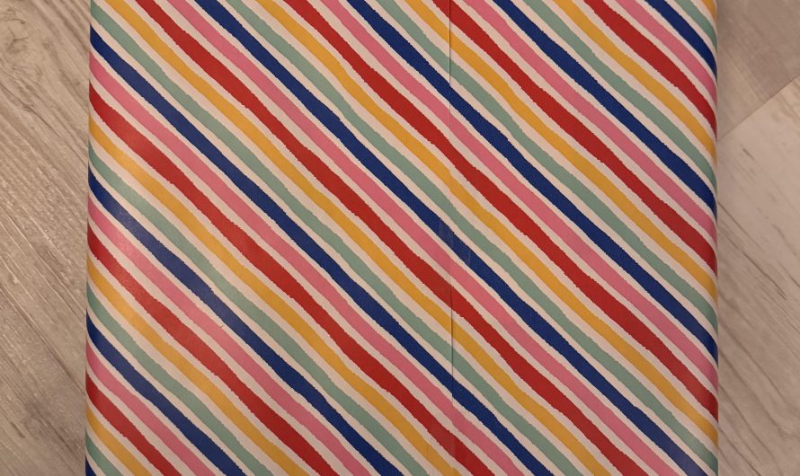 I accidentally pattern-matched the wrapping paper on my sibling‘s present