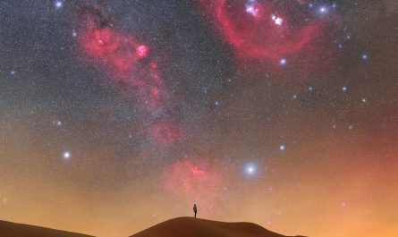 I captured Orion rising above the Sahara in one of the darkest skies on Earth