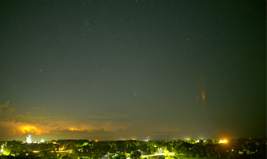 I captured a rare redsprite, timelapse in comments