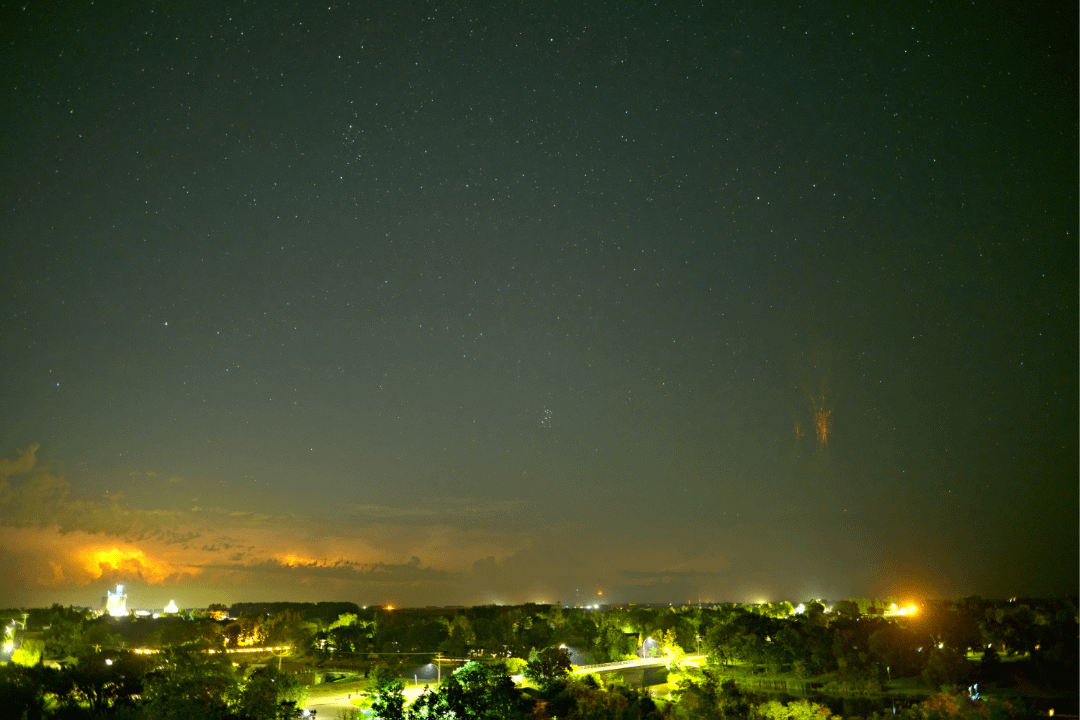 I captured a rare redsprite, timelapse in comments