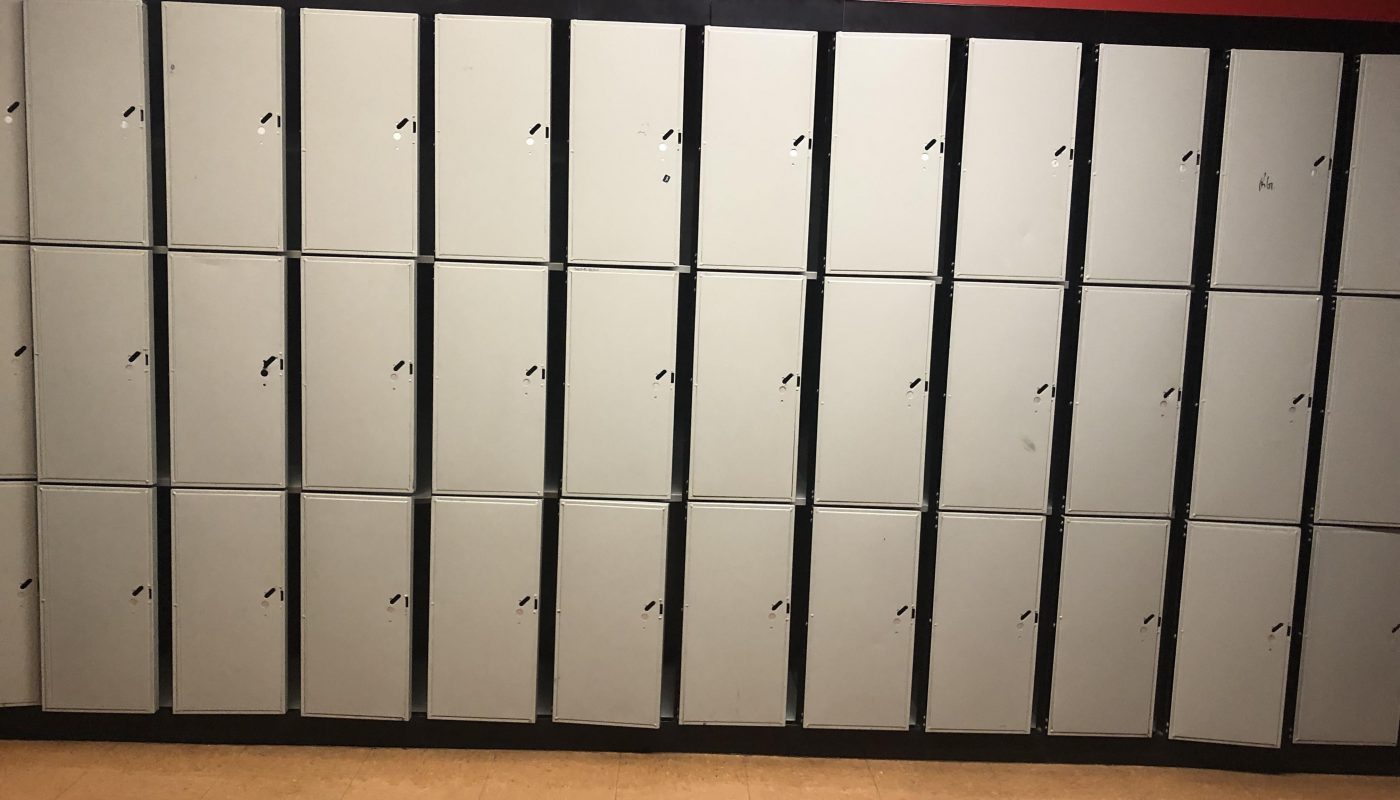 I walked into work and every single locker was opened