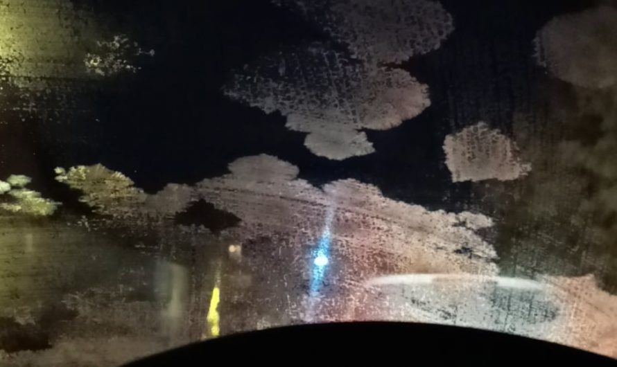 Ice forming on my windshield