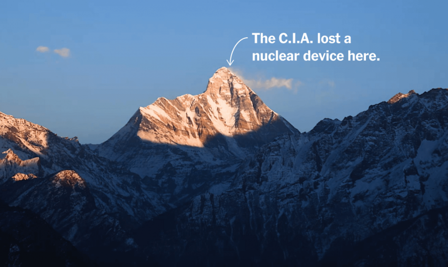 In 1965, CIA lost plutonium capsules in Himalayas which, if damaged, could contaminate the water supply for 600 million Indians