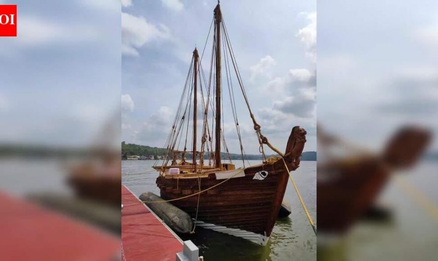 Indian Navy’s modern “wooden, stitched ship” starts its maiden voyage