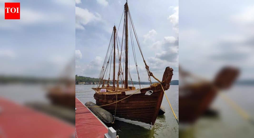 Indian Navy's modern "wooden, stitched ship" starts its maiden voyage