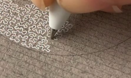 Intricate pen art