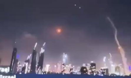 Iran's missiles continuing to break through Israel's air defense.