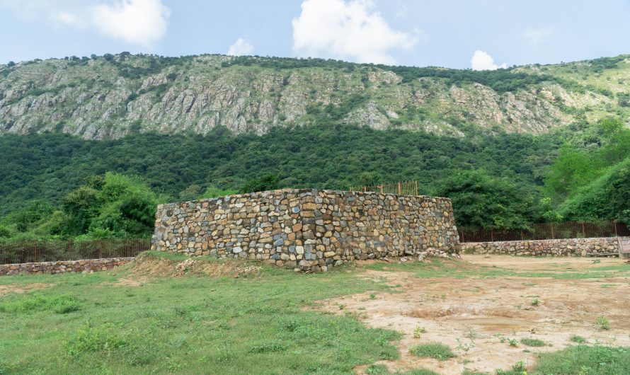 Jarasandha Akhada. 5000-year-old wrestling ground of King Jarasandha.