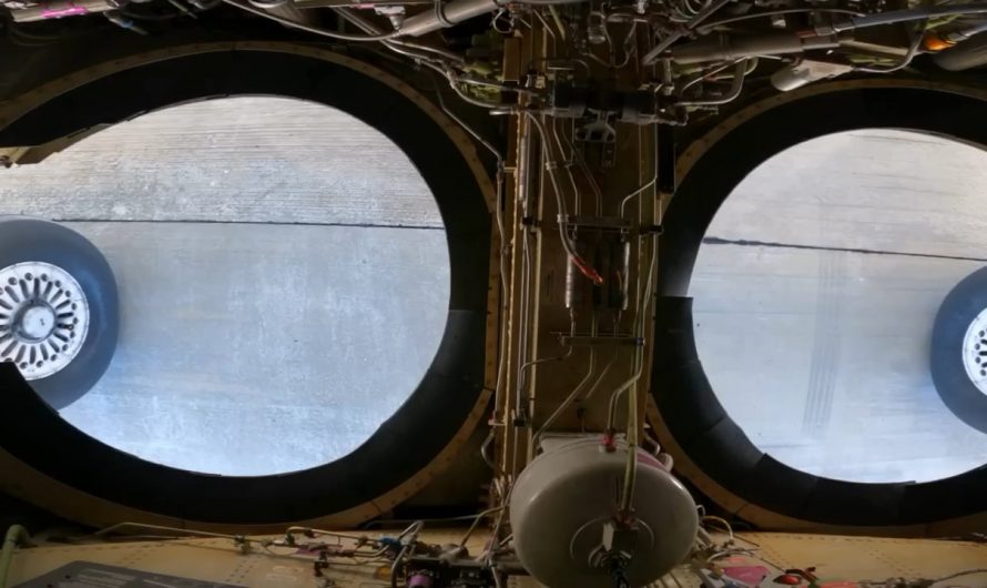 Landing Gear Camera On A 737