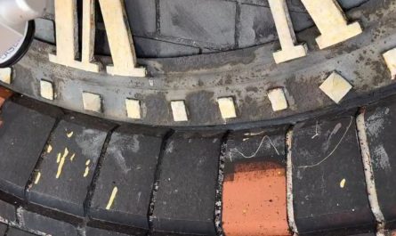 Laser cleaning these bricks