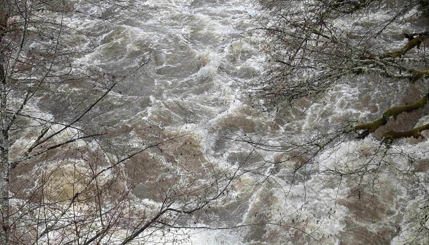 “Little” White Salmon River in Washington is not so little today.