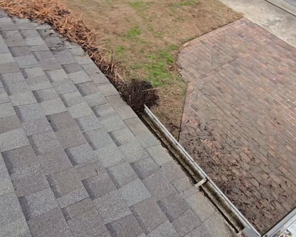 Little bit of gutter cleaning