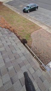 Little bit of gutter cleaning