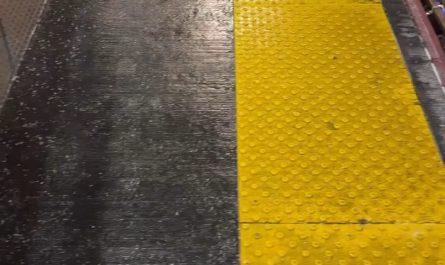 Long Island Rail Road uses gas heaters at Jamaica Station so the railroad track switches don't freeze in winter