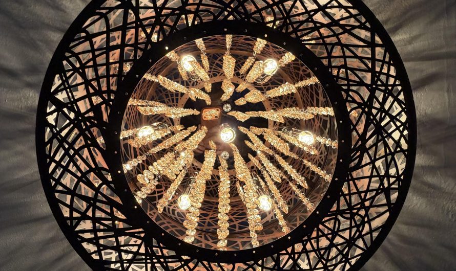 Looking up into a light