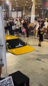 Lowest car in Taiwan known as the Banana Peel, is a drivable Honda Civic that looks like it's clipping through the ground.
