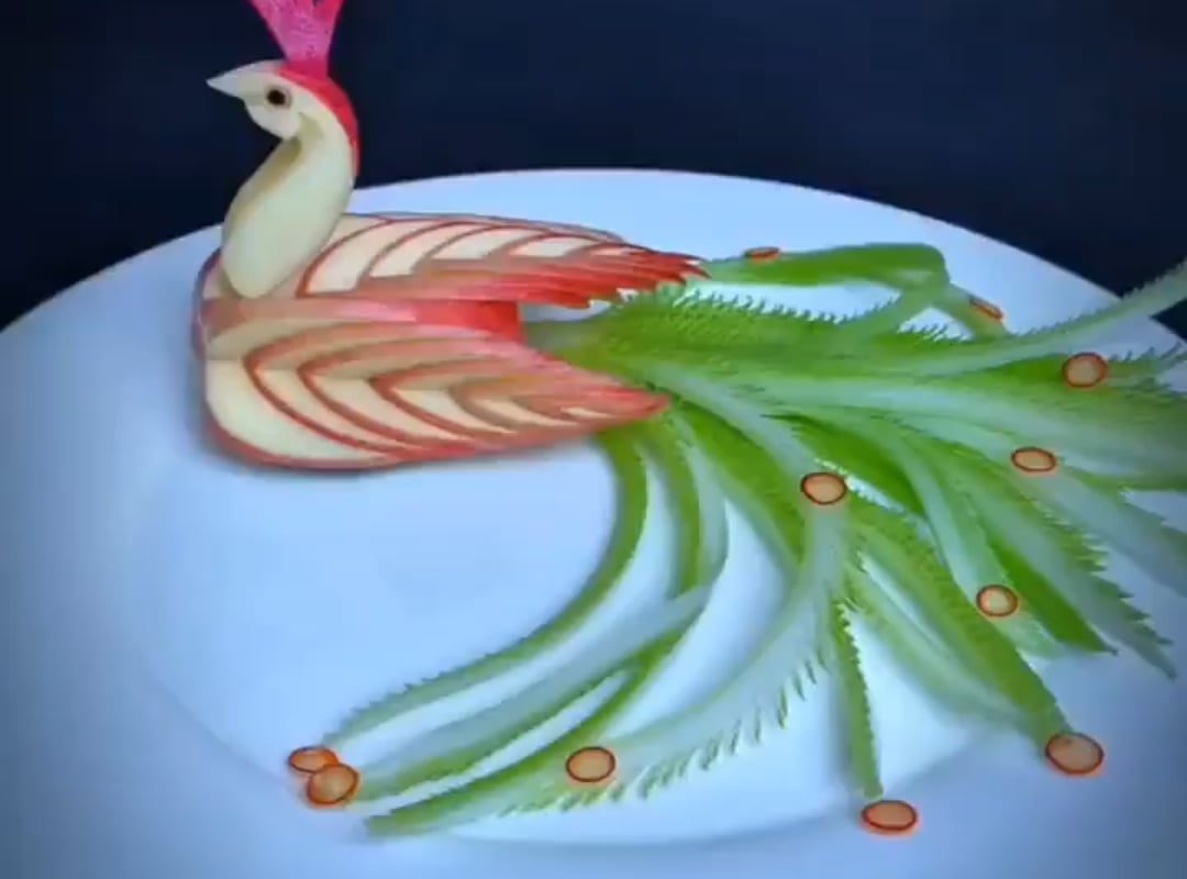 Making amazing art from Vegetables