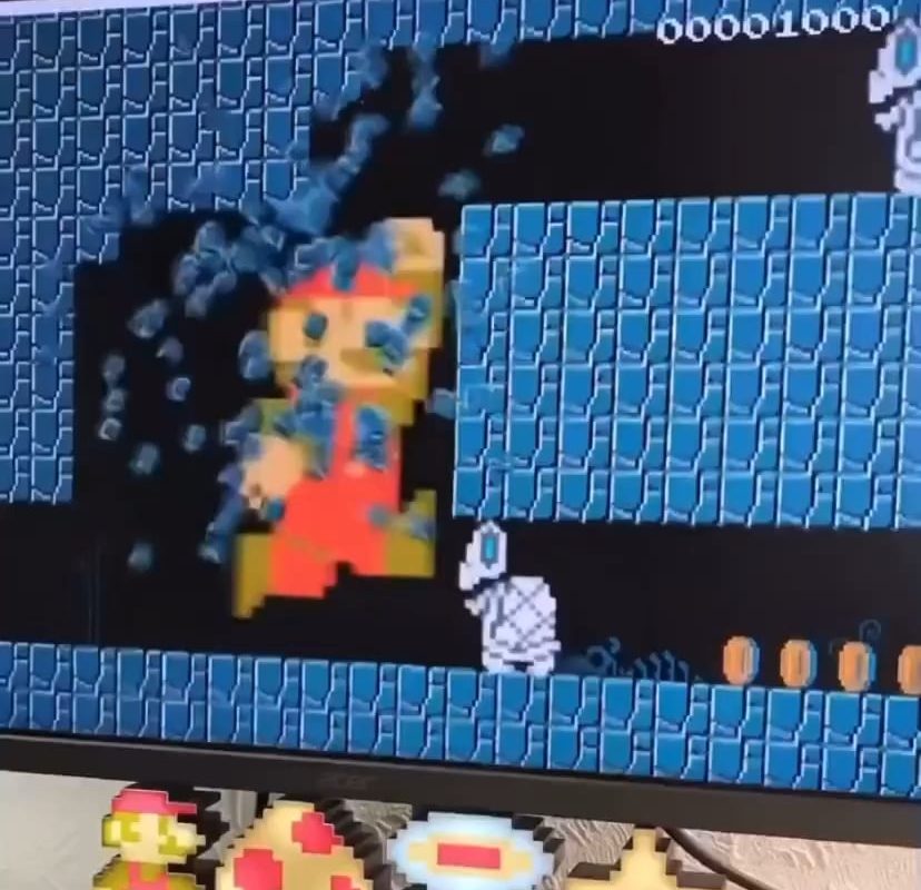 Mario with the super mushroom mod