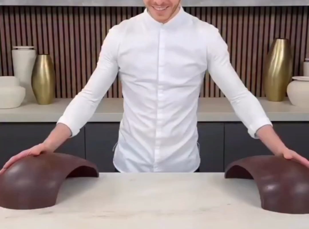 Master chocolatier at work