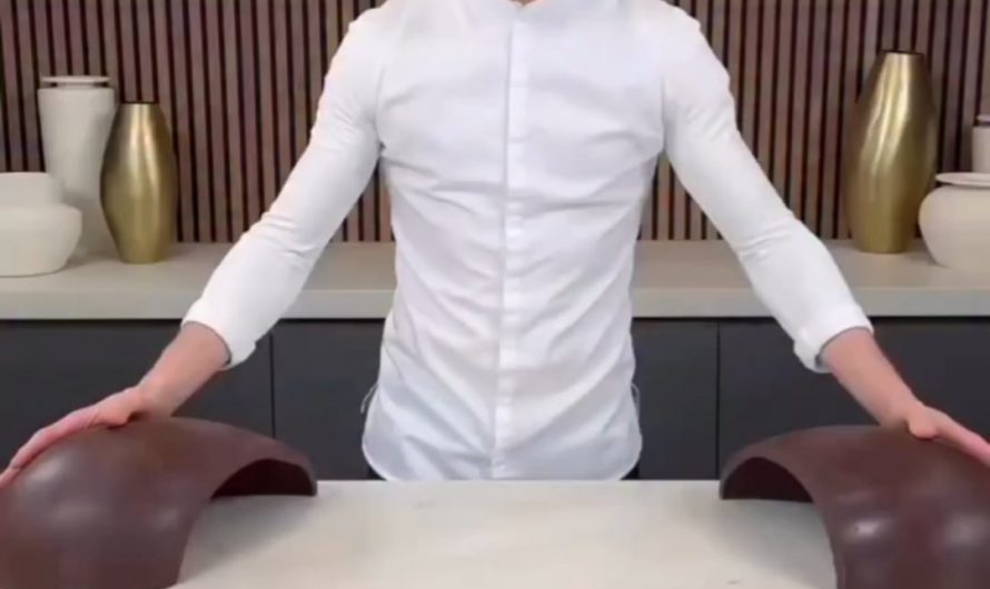 Master chocolatier at work