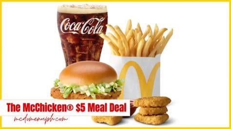 McChicken Meal Deal at McDonalds for $5