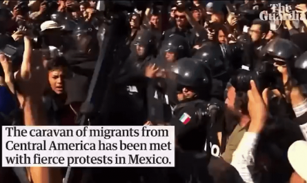 Mexicans protest against mass migration of South/Central Americans in their country