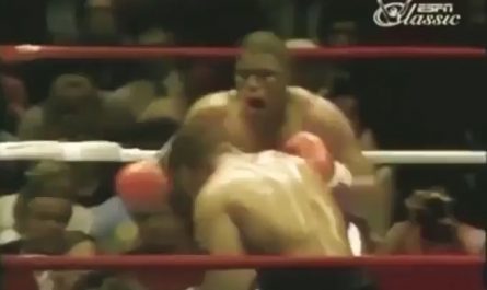 Mike Tyson in his prime, was not a human