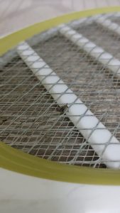 Mosquito Vaporising on an Bug zapper.