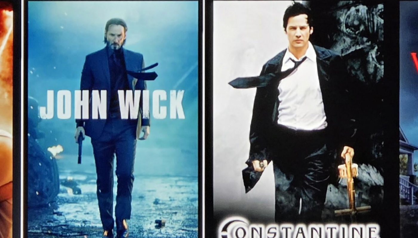 My HBO Max showed me back-to-back movies featuring Keanu Reeves' ties pointing at each other.
