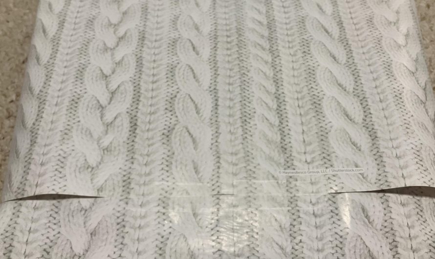 My wrapping paper matched up perfectly