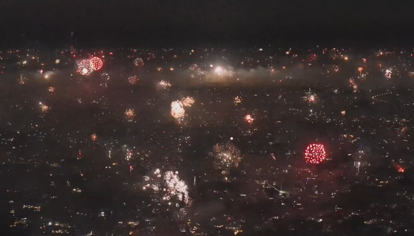 New Year in Manila,Philippines